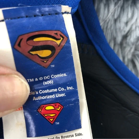 Rubies Superman Costume Boys Size Large Muscled Chest Super Man Halloween - Picture 13 of 16